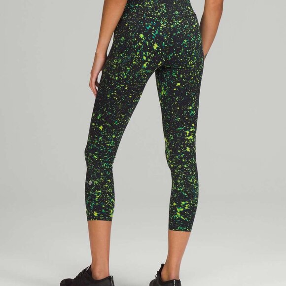 Lululemon Base Pace High-Rise Crop 23" Sparks Fly Size 12 - Picture 2 of 6